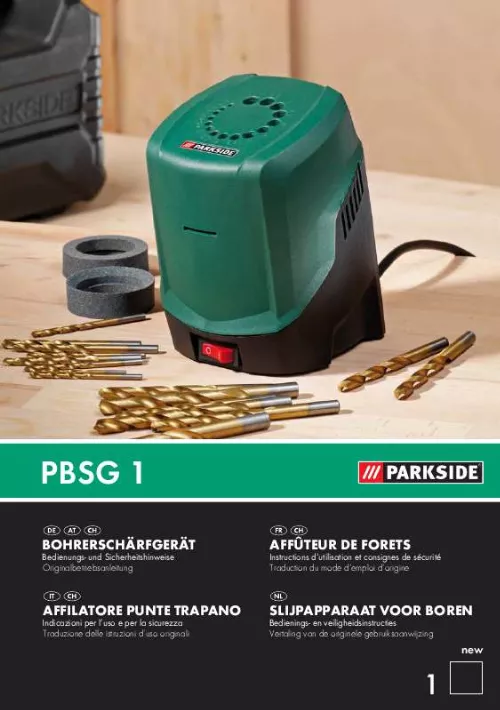 Notice PARKSIDE KH 3049 DRILL SHARPENER Trouver une solution à un